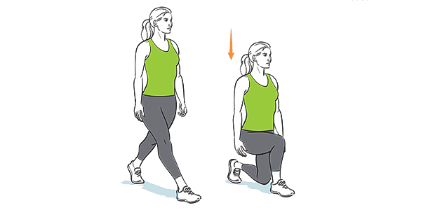 2º Lunge Squat split